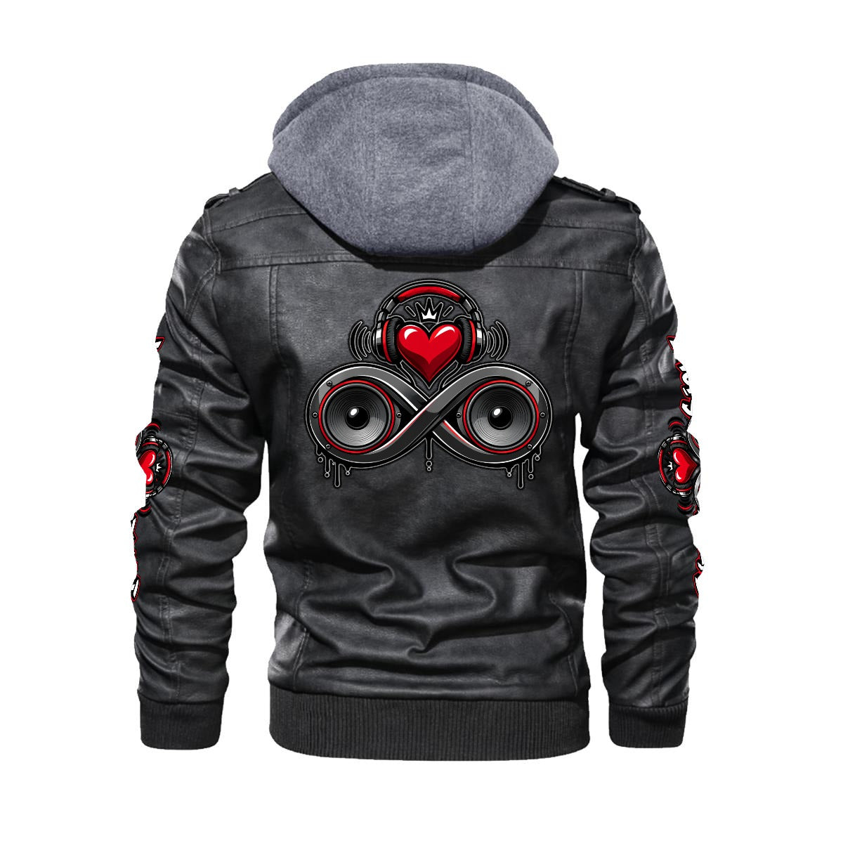 Infinity Sione™ "Heartbeatz" Leather Jacket