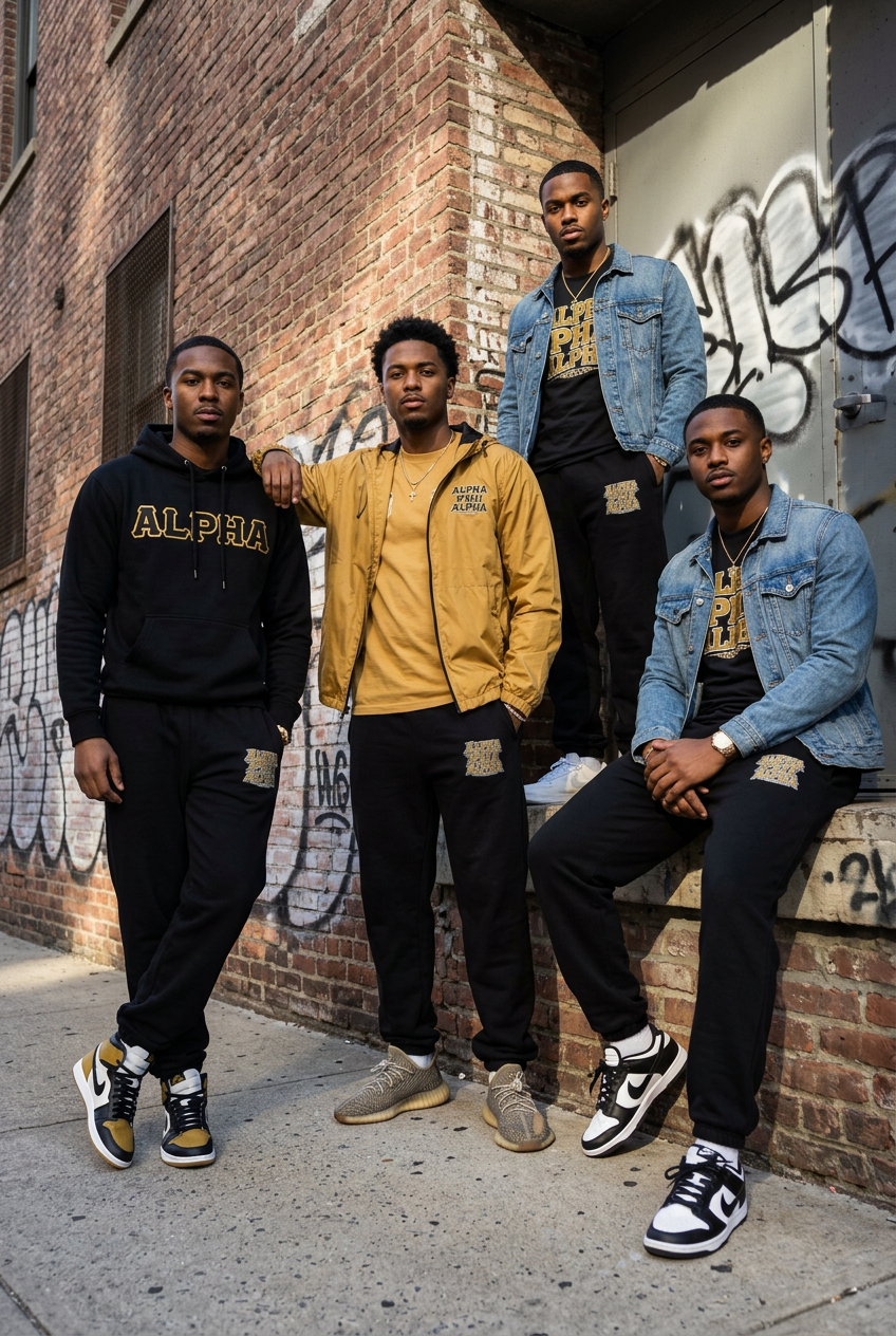 The Yard™ Culture Shock "Alpha" Embroidered Heavyweight Sweatpants
