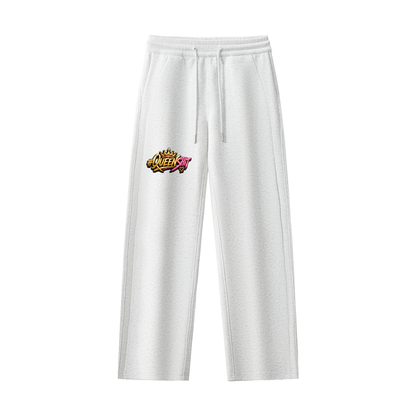 "QUEEN"  Straight-Leg Drawstring Sweatpants