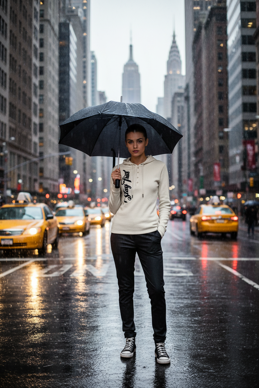 Brooklyn Republic Essentials™ Women’s Slim Half-Button T-Shirt