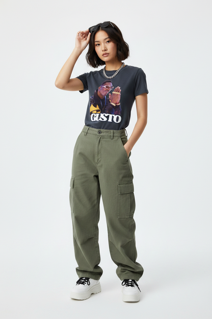 "Gusto" Vintage Wash Slim Fit T-shirt