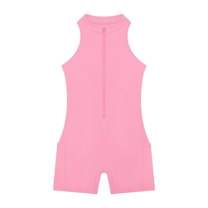 Brooklyn Republic Essentials™ Women’s Quarter-Zip Yoga Romper
