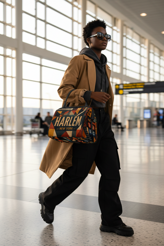 "Harlem" Canvas Travel Duffel Bag