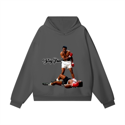 "Taming of The Grizzly" Heavyweight Hidden Pocket Fleece Hoodie