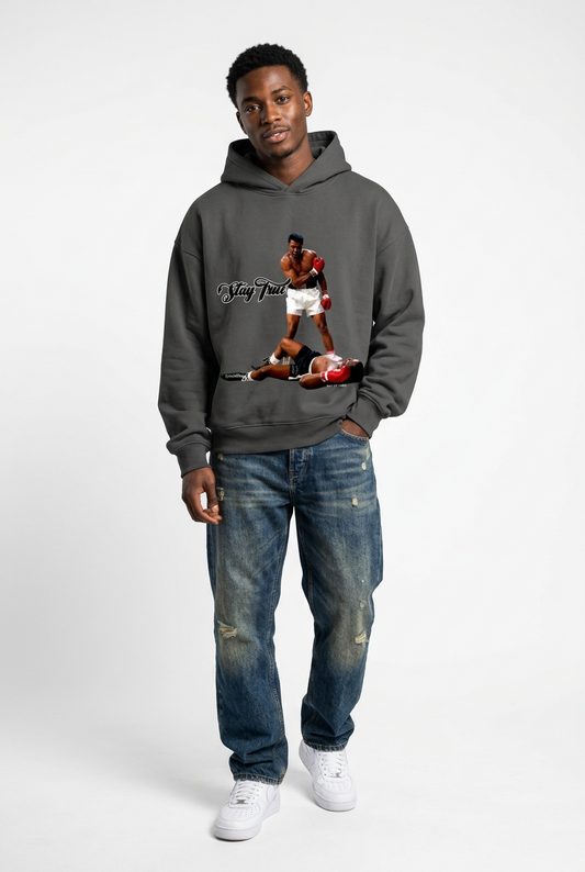 "Taming of The Grizzly" Heavyweight Hidden Pocket Fleece Hoodie