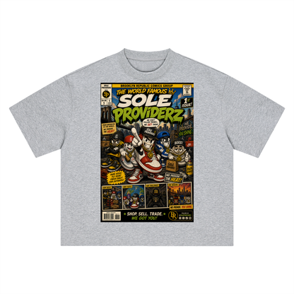 "The World Famous Sole Providerz" Boxy Oversized T-Shirt