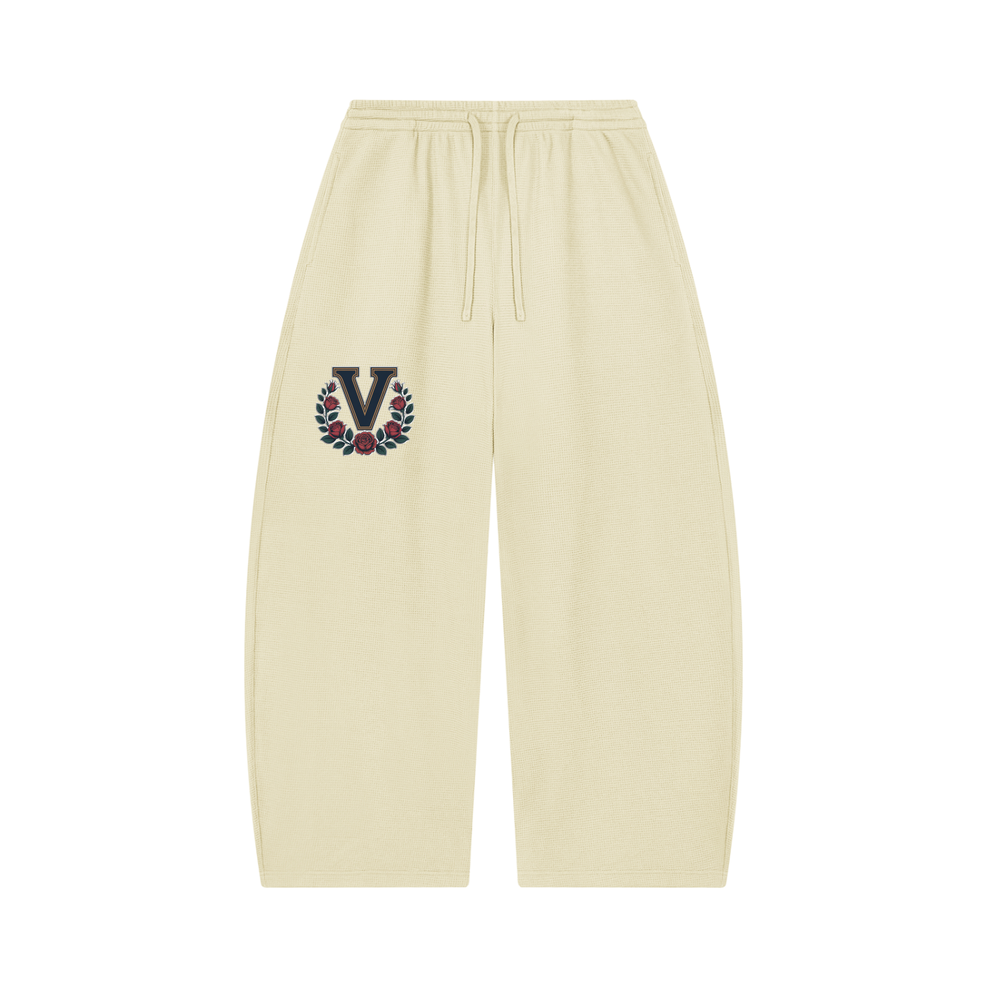 "VARSITY" Waffle Cotton Sweatsuit