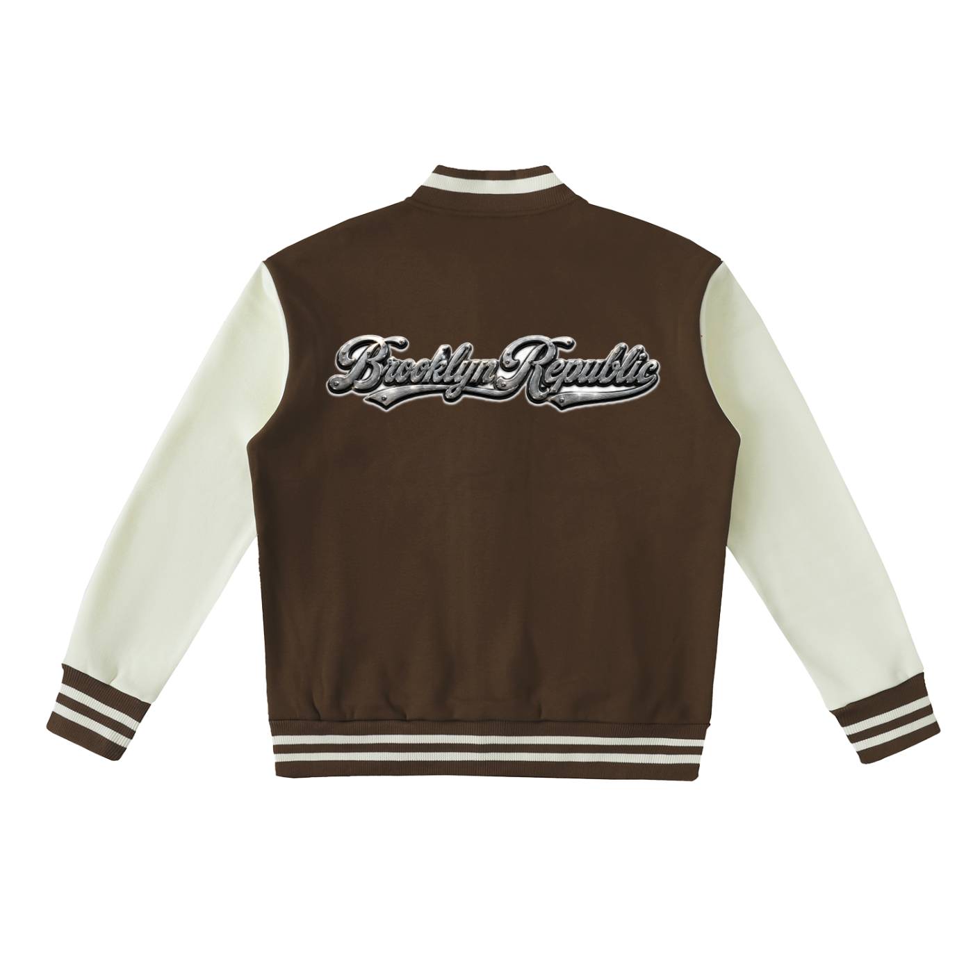 "All-Star" Two-Tone Fleeced Varsity Jacket