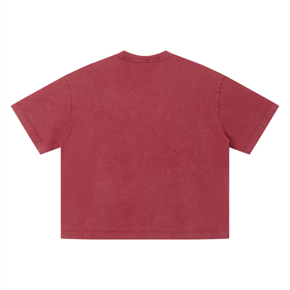 "Brooklyn Republic Essentials" Vintage Wash Boxy T-Shirt