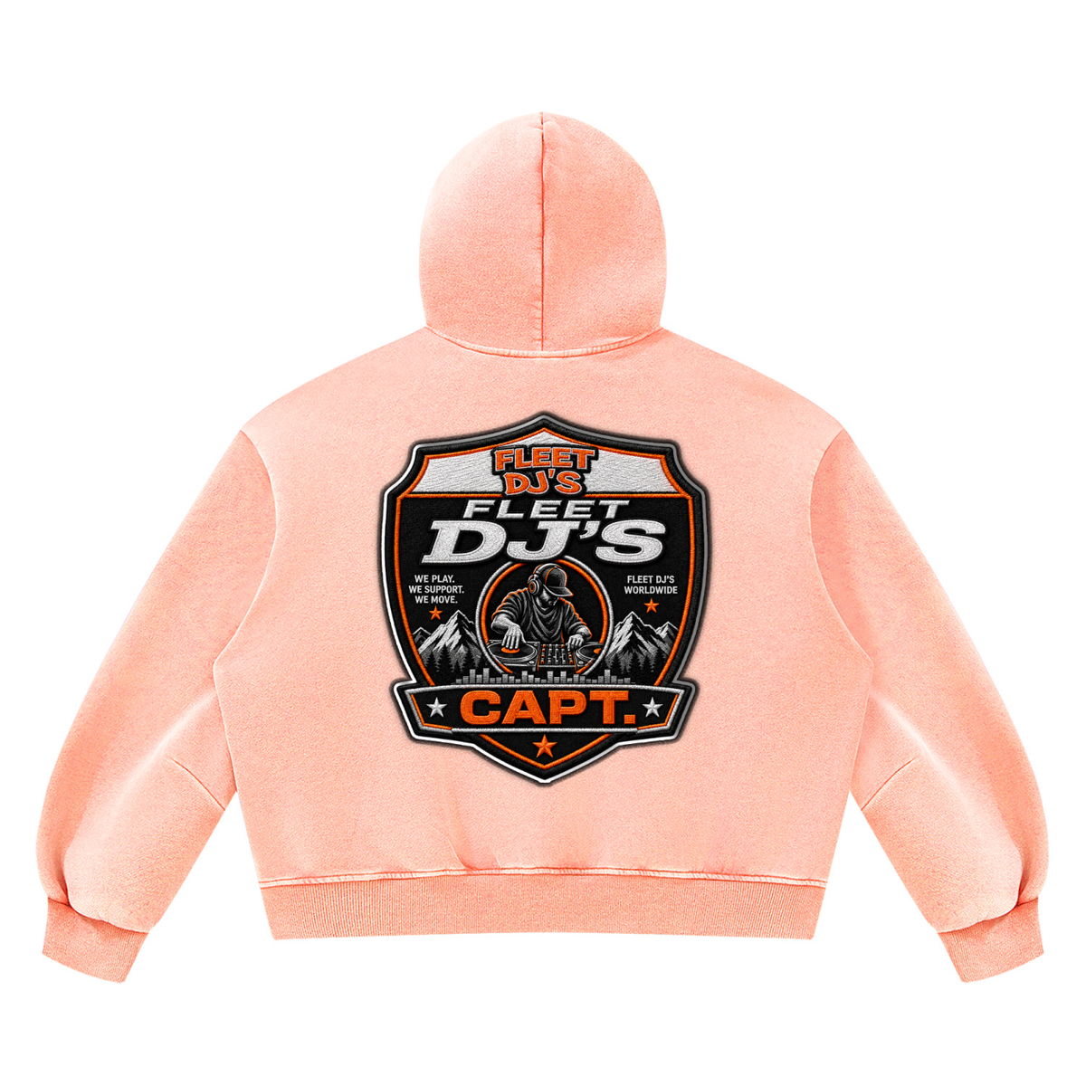 "Fleet DJ's" Vintage Wash Boxy Fleece Sweatsuit