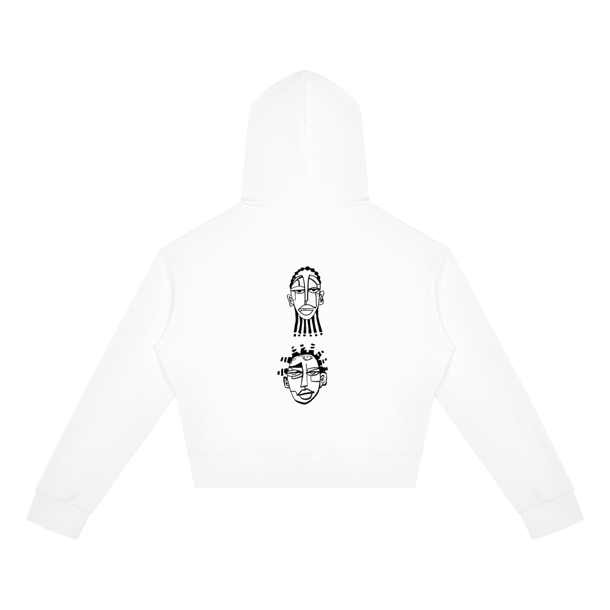 "Nappily Ever After" Women's Crop Full Zip Hoodie