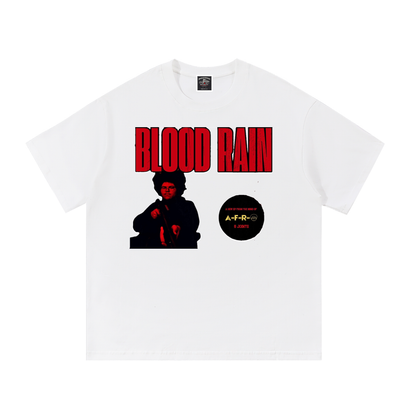 "Blood Rain" Cotton T-Shirt