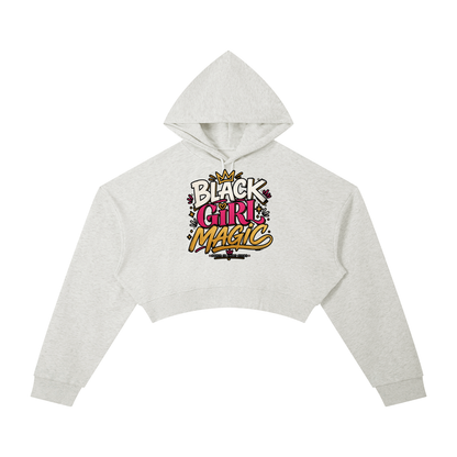 "Black Girl Magic" Cropped Hoodie