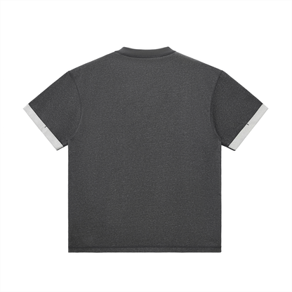 "Buhloone Mindstate" Contrast Cuff Cuffed T-Shirt