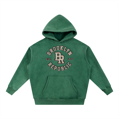 Brooklyn Republic Essentials™ Snow Wash Fleece Oversize Hoodie