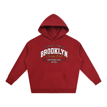 "Varsity Club" Oversize Fleeced Hoodie