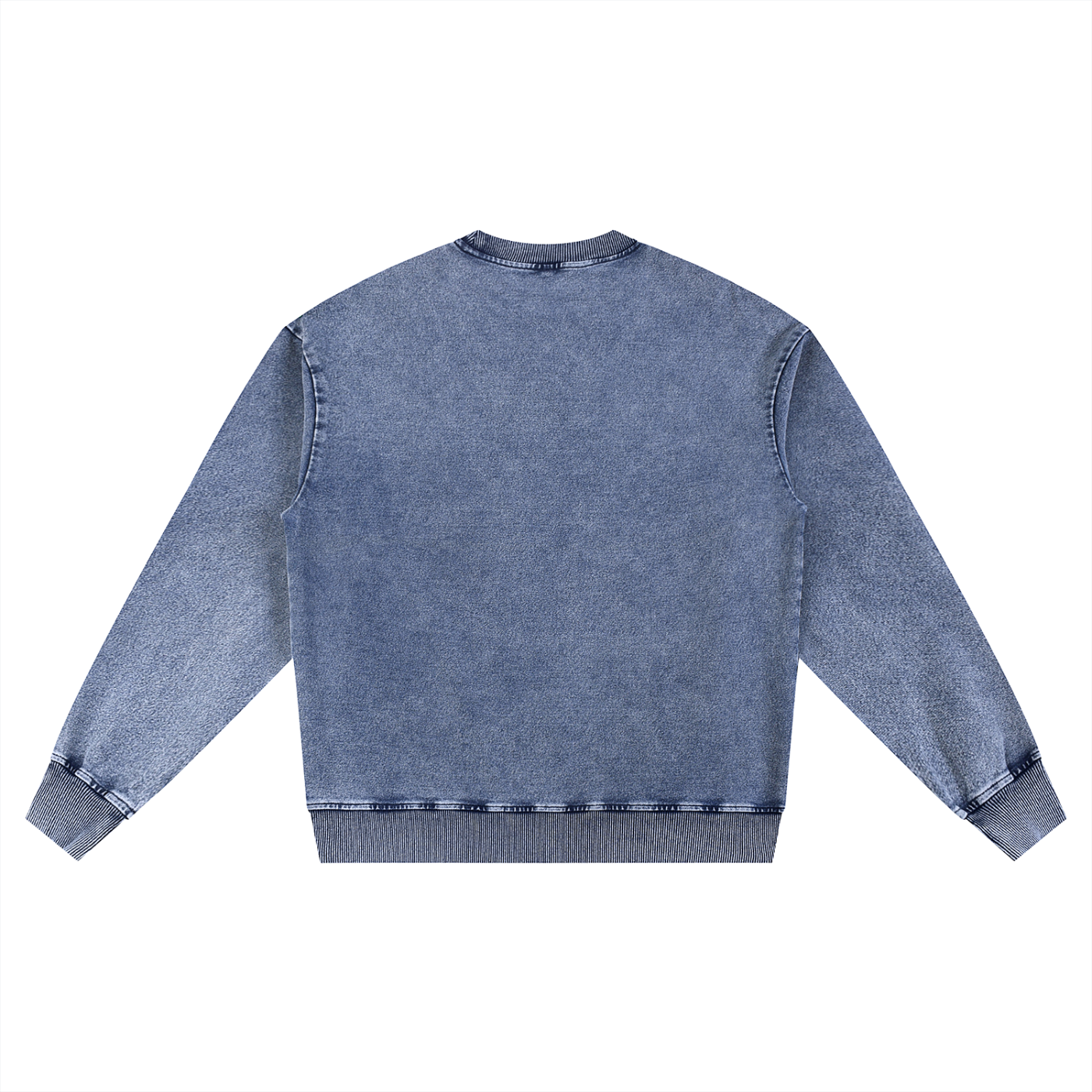 "Brooklyn Republic Essentials" Women's Snow Wash Oversized Crewneck Sweatshirt