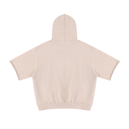 "Brooklyn Strong" Mineral Wash Short Sleeve Hoodie