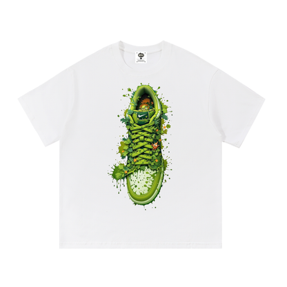 "Green Envy" Cotton T-Shirt
