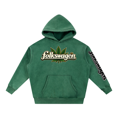 "Road Trip" Snow Wash Fleece Oversize Hoodie