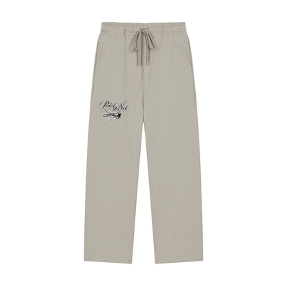 PYN™ x BKRP™ "Cut & Sew" Solid Color Straight-Leg Sweatpants