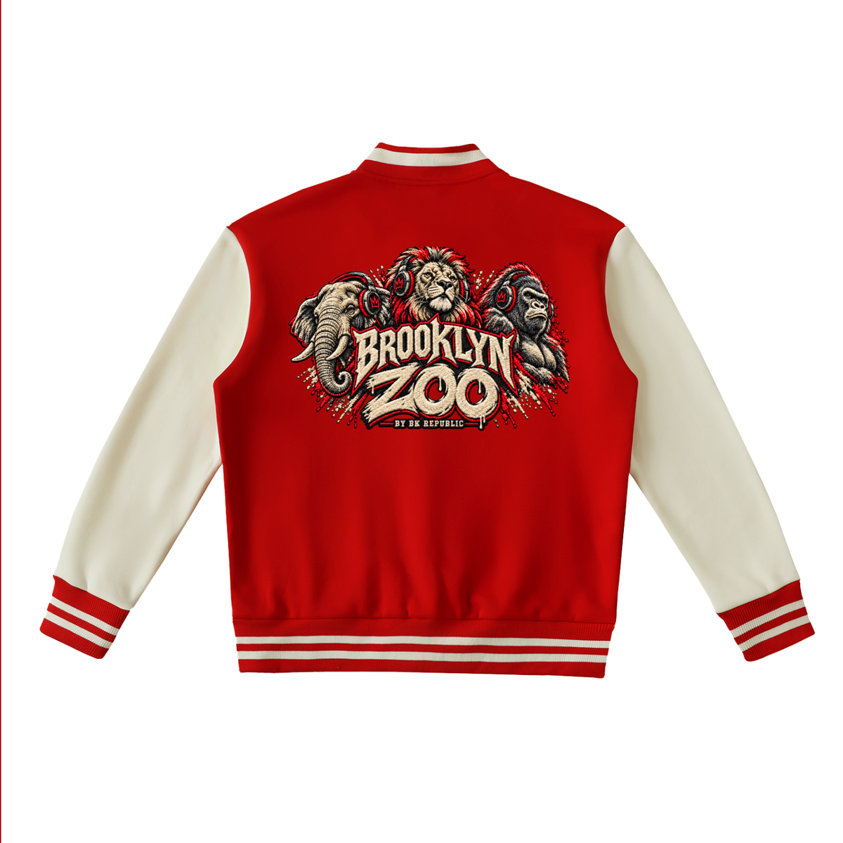 Brooklyn Zoo™ "Selina Kyle" Two-Tone Fleeced Varsity Jacket