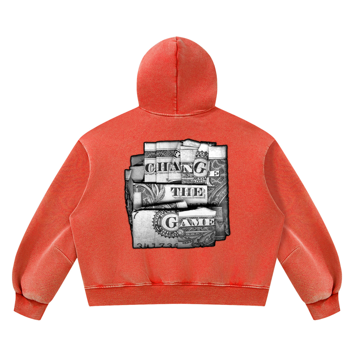 "Double Entendre" Vintage Wash Boxy Fleece Hoodie