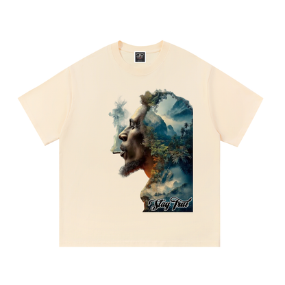 "Gravity of His Presence" Cotton T-Shirt