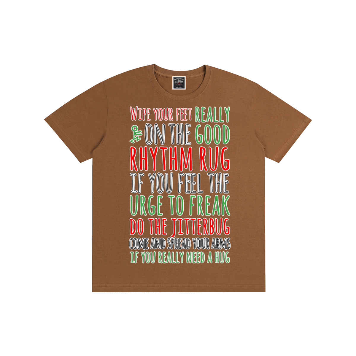 "Rhythm Rug" Pure Cotton T-Shirt