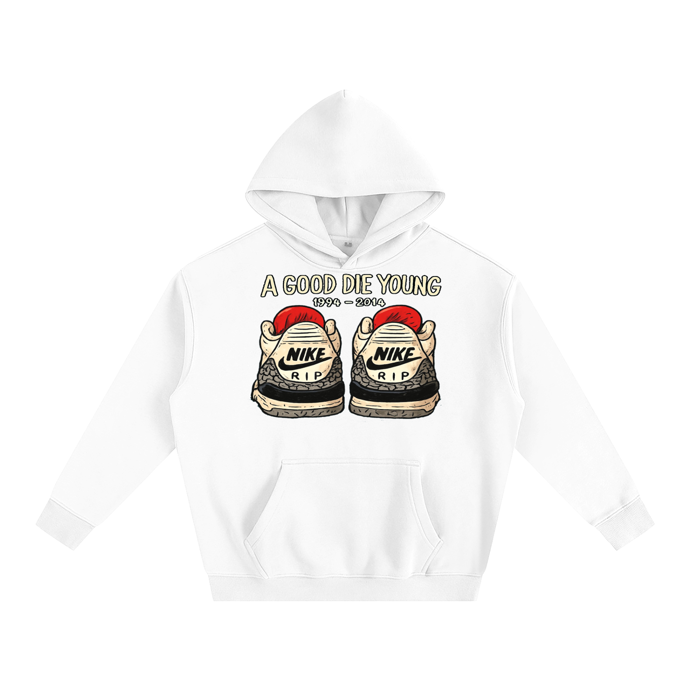 "FOREVER YOUNG" Oversize Fleeced Hoodie