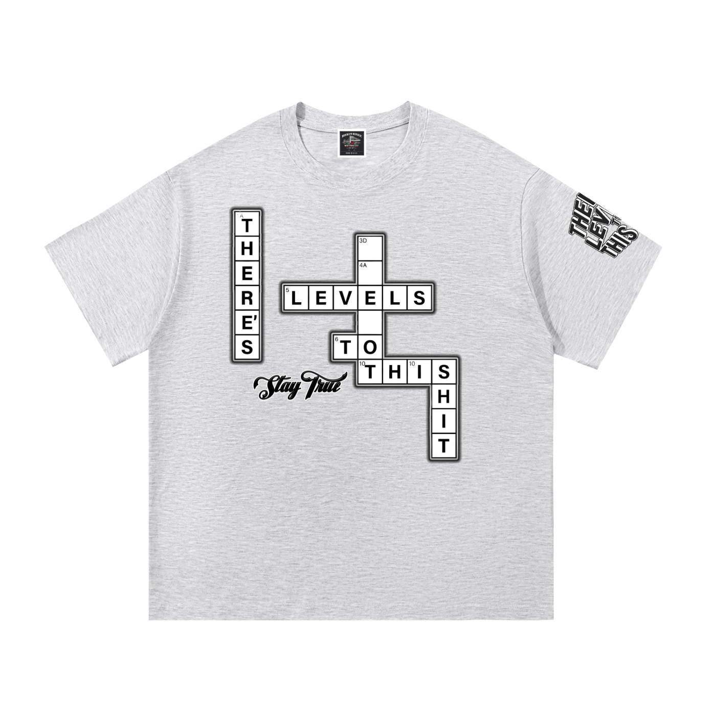 "LEVELS" Cotton T-Shirt