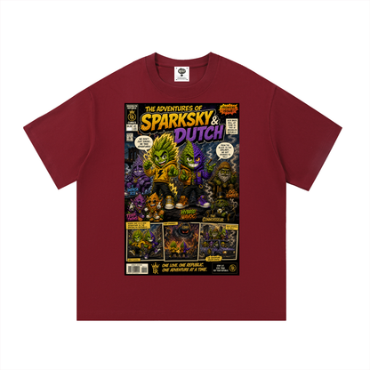 Sparksky & Dutch™ "The Adventures of Sparksky & Dutch" Cotton T-Shirt