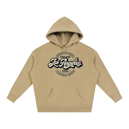 “LA Denim Mfg.” Oversize Fleeced Hoodie