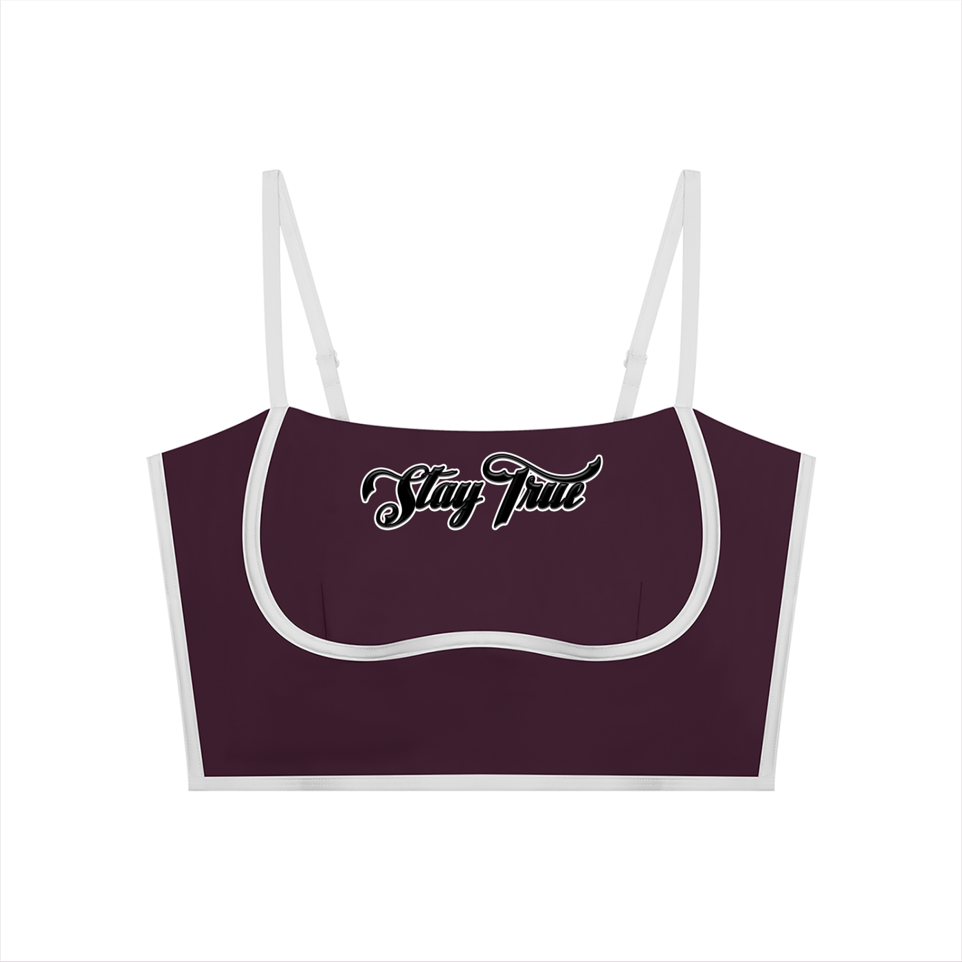 "Brooklyn Republic Essentials" Women’s Color Bloc Yoga Sports Bra