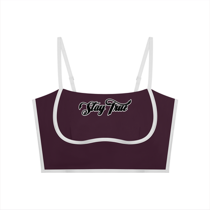 "Brooklyn Republic Essentials" Women’s Color Bloc Yoga Sports Bra