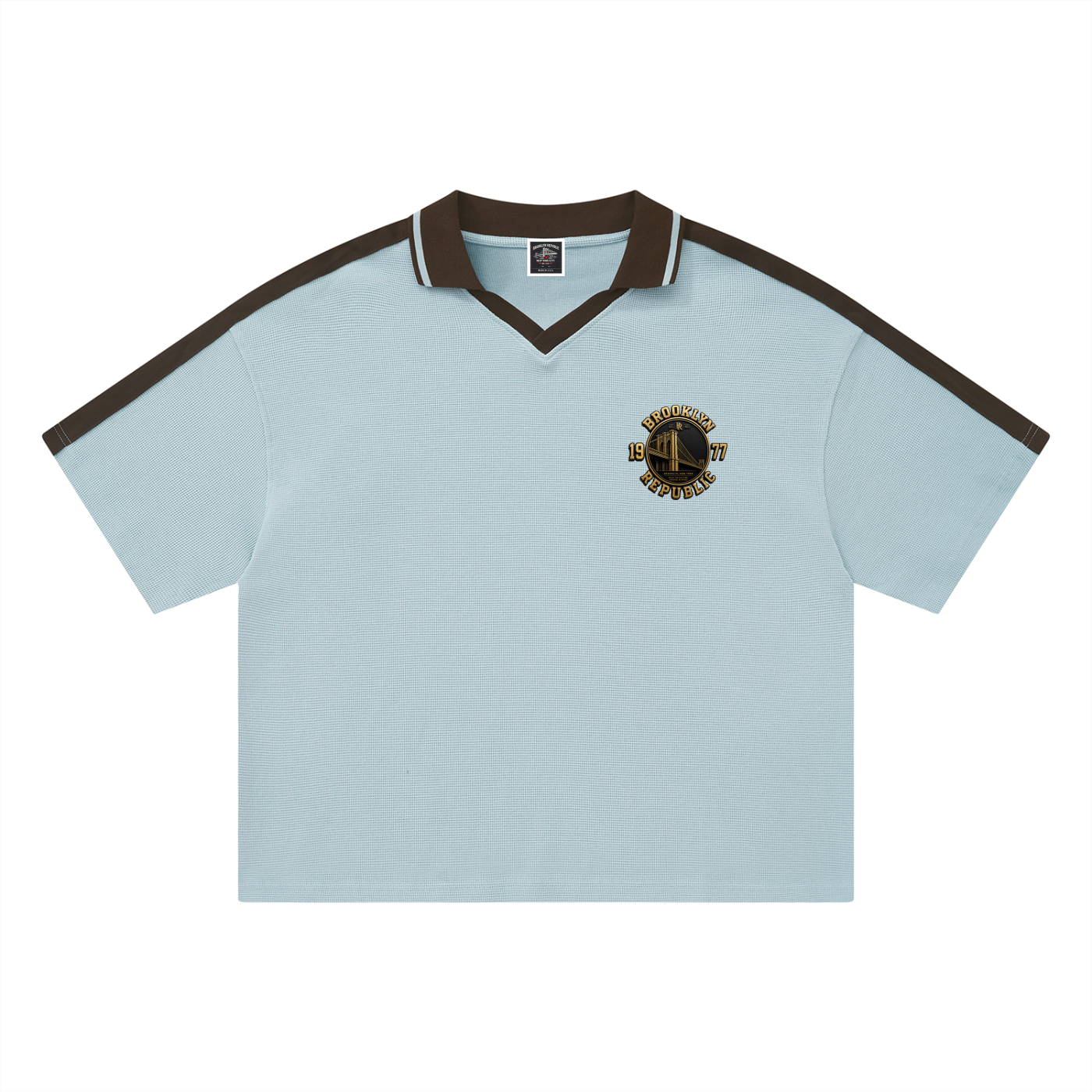 "Golden Standard" Color Block Polo Shirt