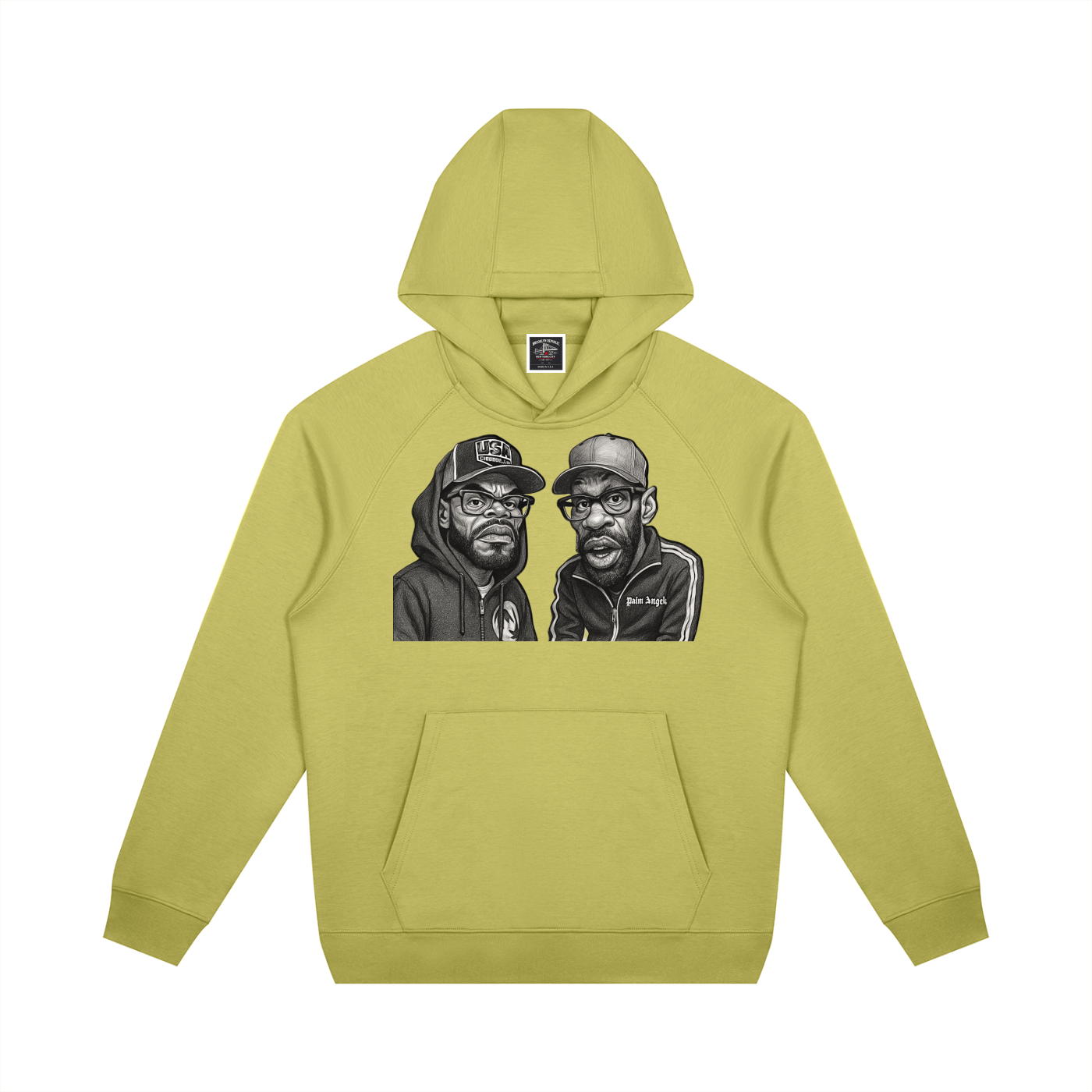"How High" Oversized Raglan Pullover Hoodie