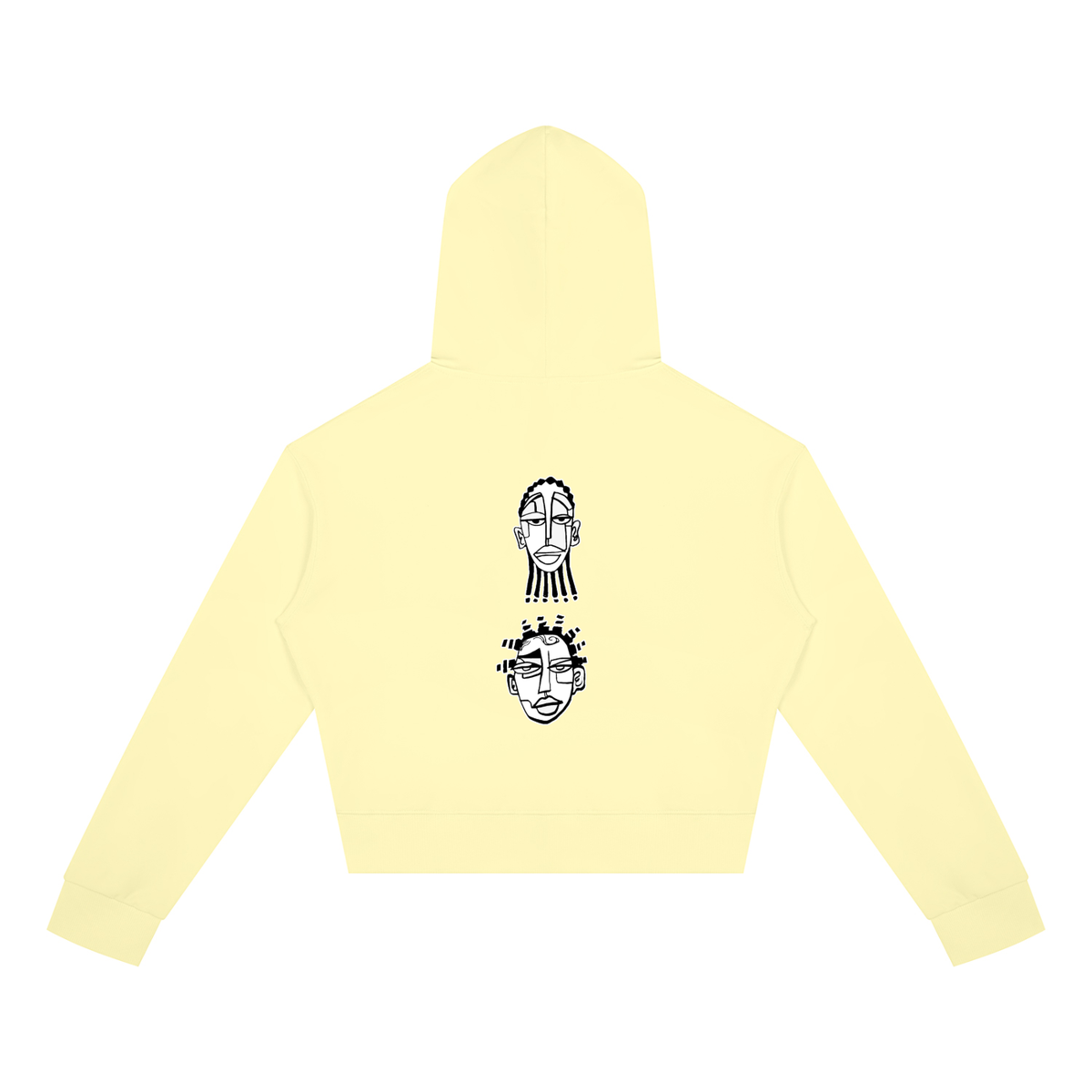 "Nappily Ever After" Women's Crop Full Zip Hoodie