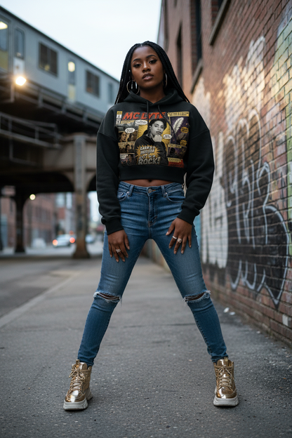 "Lyte as a Rock" Cropped Hoodie
