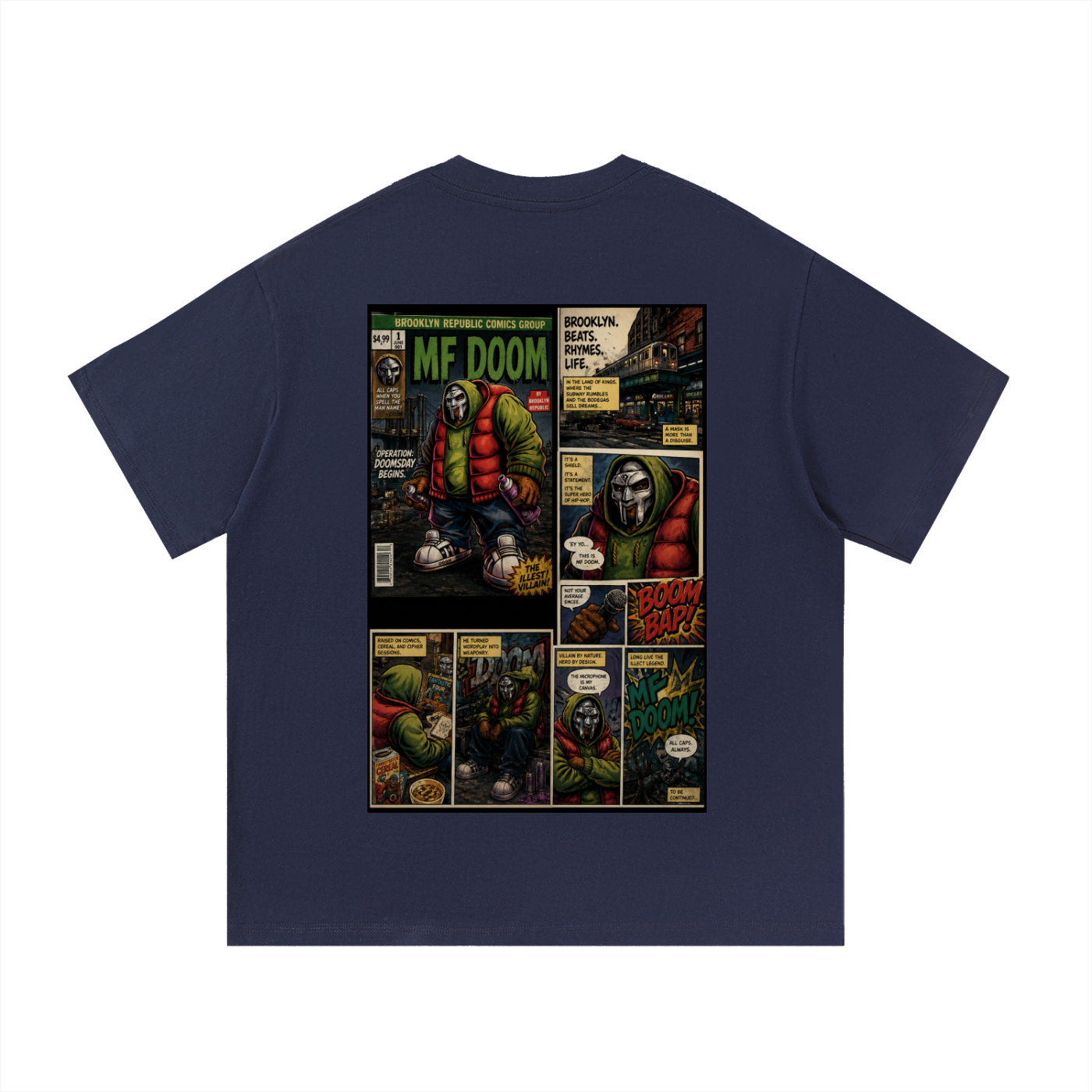 "The Adventures of MF Doom" Cotton T-Shirt