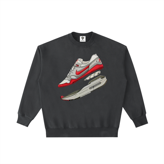 "Air Max 86' OG" Vintage Washed Heavyweight Crewneck Sweatshirt