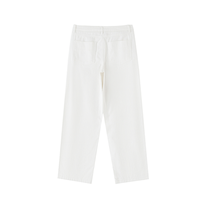 Men's Heavyweight Cotton Straight-Leg Khakis