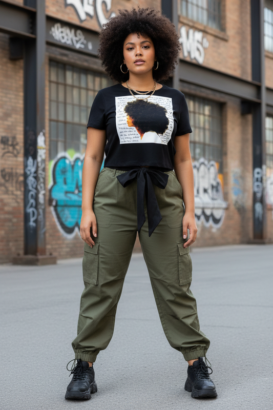 "Worldwide Underground" Women's Slim Fit Boatneck T-Shirt