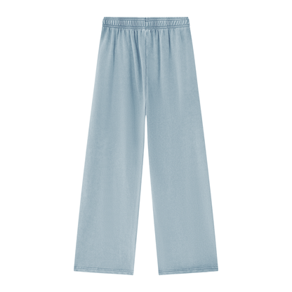 PYN™ "Pretty Girls Love Wu" Women's Mineral Wash Straight Sweatpants