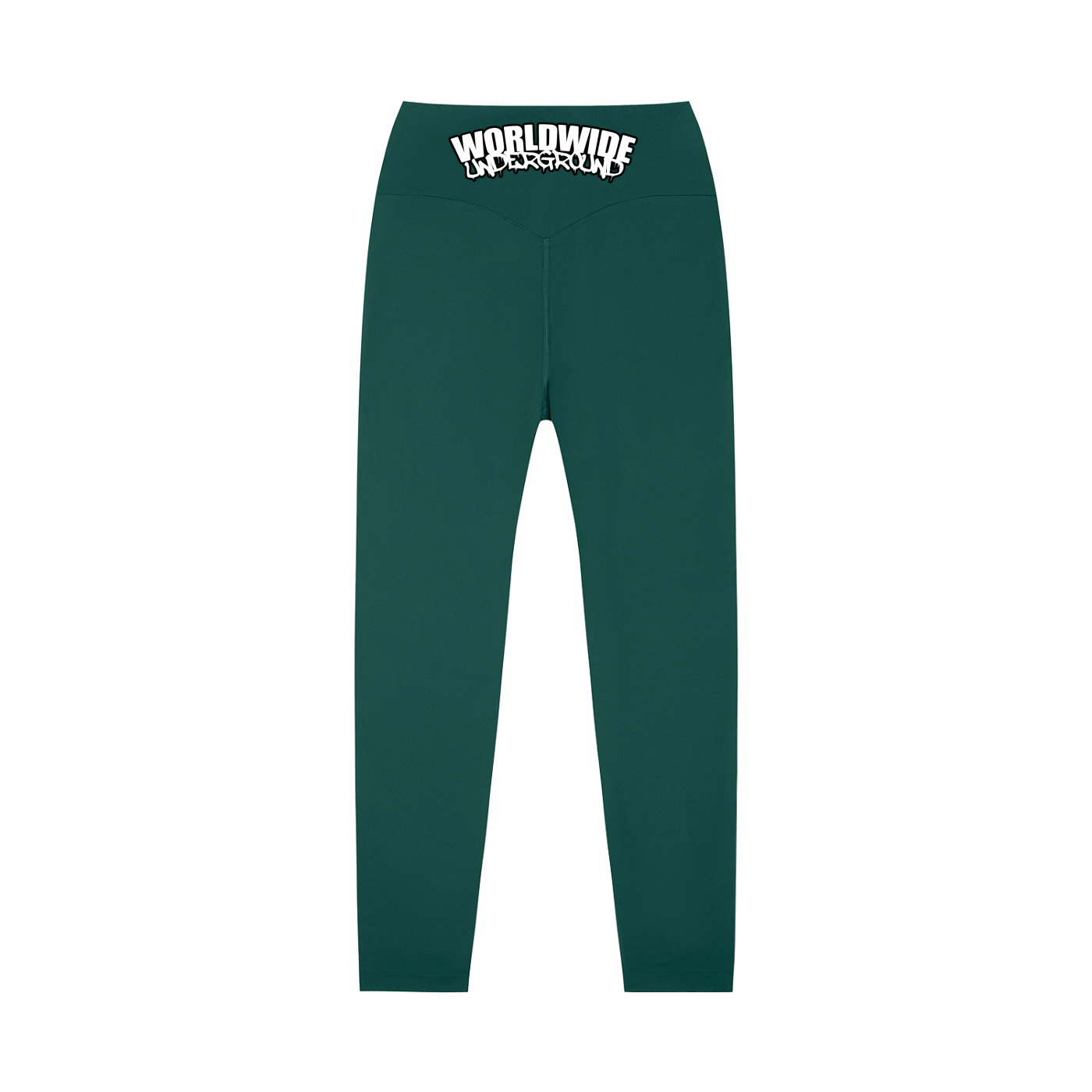 "Worldwide Underground" High-Waisted Yoga Leggings