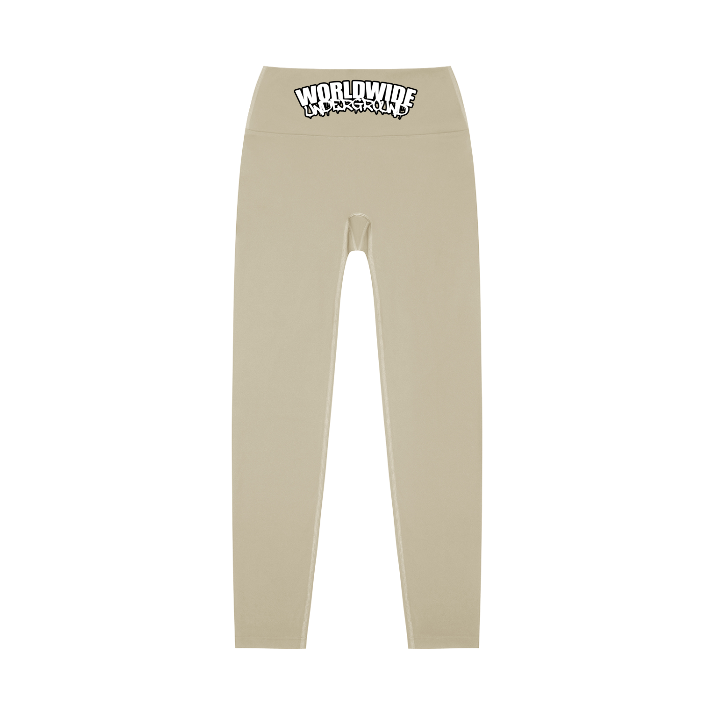 "Worldwide Underground" High-Waisted Yoga Leggings