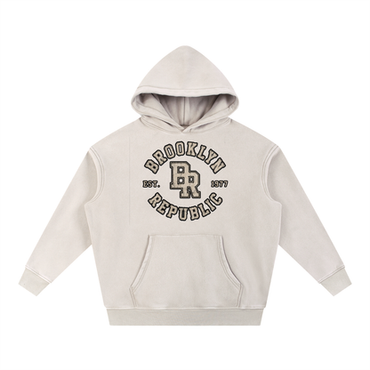Brooklyn Republic Essentials™ Snow Wash Fleece Oversize Hoodie