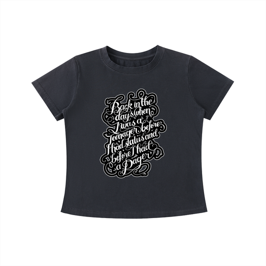 "Back in the Day" Vintage Wash Slim Fit T-shirt