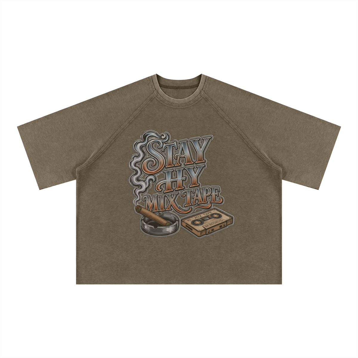 Basement Kemist™ “Hy Tymez” Mineral Wash Boxy Waffle Set by BK Republic
