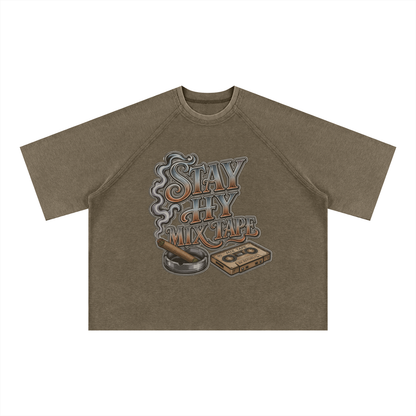 Basement Kemist™ “Hy Tymez” Mineral Wash Boxy Waffle Set by BK Republic